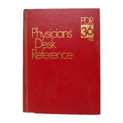 PDR 36th Edition 1982 Physicians&rsquo; Desk Reference Hardcover 4 lbs + 10&Prime;X7.25&Prime;