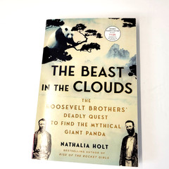 The Beast In The Clouds Nathalia Holt Atria Cream ARC Trade PB Panda Roosevelt