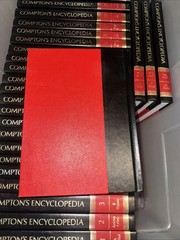 1985 Compton&rsquo;s Encyclopedia By Britannica Complete 26 Volume Complete Set Red