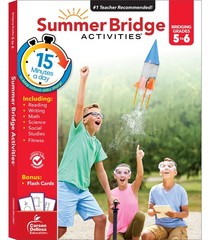 Summer Bridge Activities Workbook 5th to 6th Grade All Subjects 160 Pages
