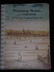 Presenting Boston…A Cookbook – Plastic Comb, by Junior League of – Very Good