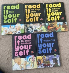 5 X Vintage Ladybird Books – Read it Yourself – Level 5 Books all vgc