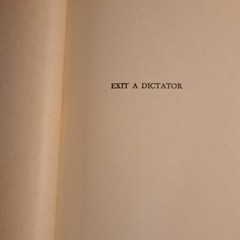 Exit A Dictator – E. Phillips Oppenheim Spy Nove 1939 Little Brown Co 315 Pages