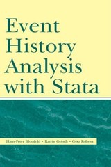 Event History Analysis with Stata Perfect Hans-Peter, Rohwer, Got