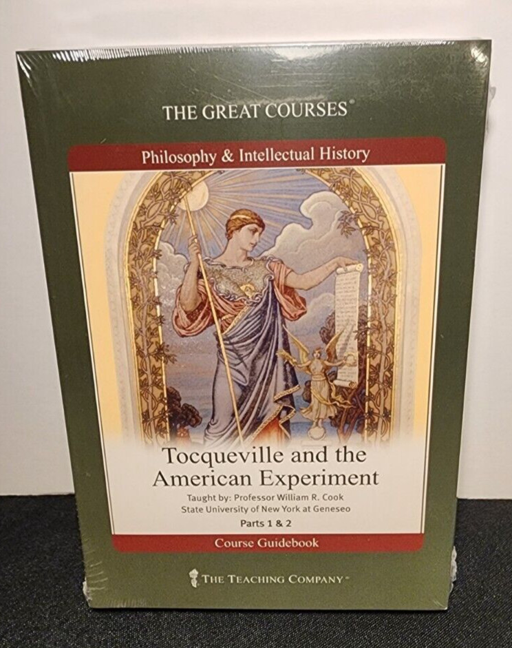 Tocqueville & the American Experiment (Book /2 DVD&rsquo;s) Great Courses NEW SEALED