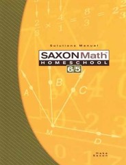 Saxon Math 6/5: Homeschool- – Paperback, by Stephen Hake; John – Very Good o
