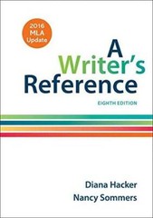A Writer&rsquo;s Reference with 2016 MLA Update – Plastic Comb By Hacker, Diana – GOOD