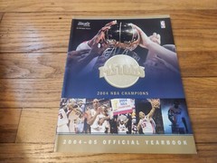 Detroit Pistons 2004 NBA Champions Yearbook Bad Boys Chauncey Big Ben 168 Pages