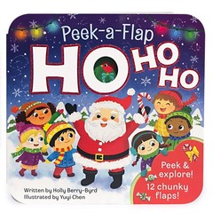 Ho Ho Ho! Christmas Lift-a-Flap Board Book for Kids Ages 0-4 (Peek a Flap) (…