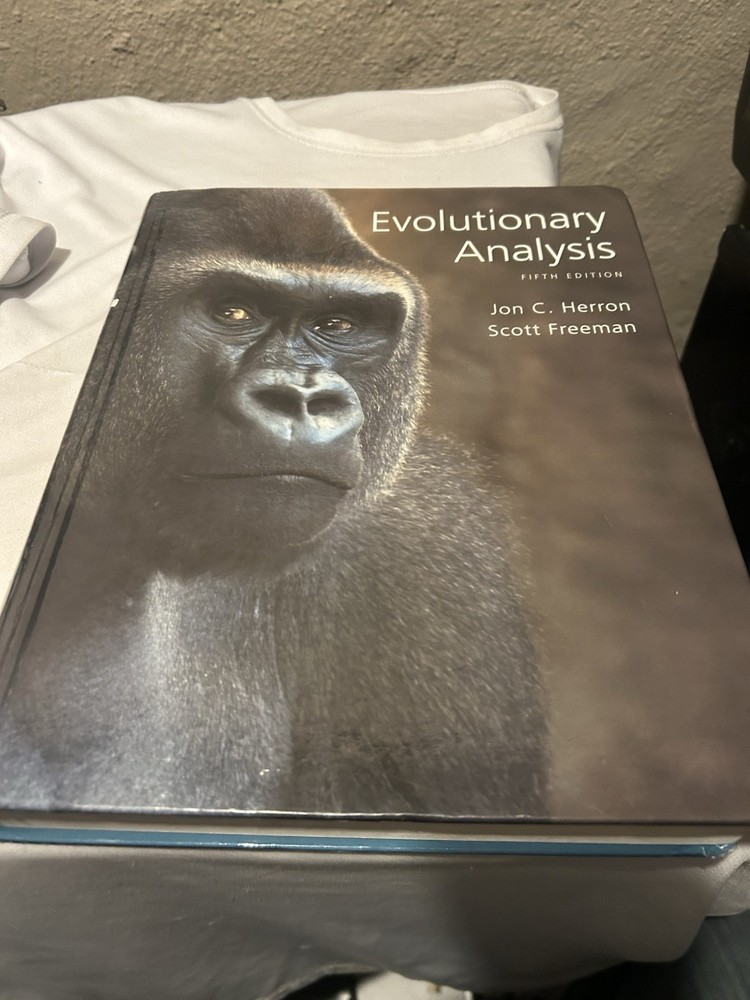 Evolutionary Analysis by Jon Herron and Scott Freeman 5th edition hardcover