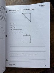 High School Math Geometry Units 4-6 Student Workbook Texas