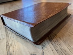 Ryrie Study Bible NASB Genuine Top Grain Cowhide Leather Red Letter Moody 1978
