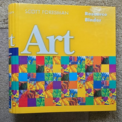 Scott Foresman Art Resource Binder Ring Bound Elementary School Transparencies