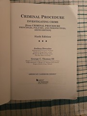 American Casebook Ser.: Criminal Procedure : Investigating Crime by George C….