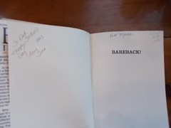 BAREBACK! by Jerry Ellis 1993 -PONY EXPRESS TRAIL- 8.5&Prime;X6&Prime; 307 PAGES- ADVENTURE*
