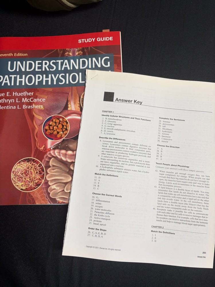 Study Guide for Understanding Pathophysiology by Kathryn L. McCance and Sue E. …