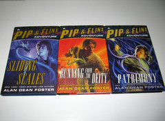 Lot of 3 hardback Pip and Flinx Adventures by Alan Dean Foster