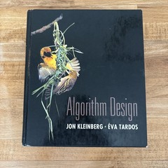 Algorithm Design by Jon Kleinberg: Used