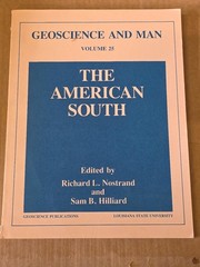 RARE LSU 1988 The American South Geoscience and Man Volume 25 softcover