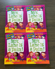 Dan Gutman My Weirder School Mrs. Lane Is a Pain! PB Illustrated Lot of 4