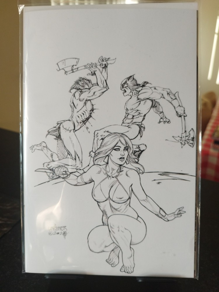 FIRE AND ICE (2023 DYNAMITE) #4 VARIANT CVR I JOSEPH MICHAEL KICKSTARTER NM