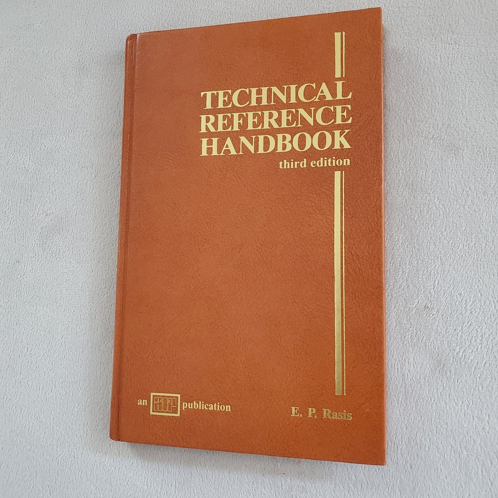 Technical Reference Handbook third edition by E. P. Rasis 1996 Hardcover