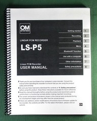 Olympus OM System LS-P5 Instruction Manual: 172 Pages and Protective Covers!