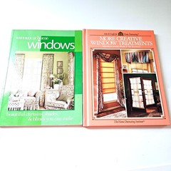 Window Treatment Books Set Decorating Drapes Shades Blinds DIY Home Décor Set