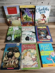 Lot of 9 Children&rsquo;s Kids Classics Chapter Books Ages 8-12 Boys And Girls Mix