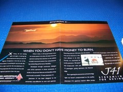 1992 JETSTREAM 41 « WHEN YOU DONT HAVE MONEY TO SPEND »..2-PAGE SALES AD (472JJ)
