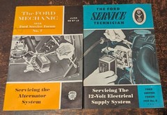The Ford Mechanic Servicing Alternator-Service Form Electrical-Softcover-1958-59