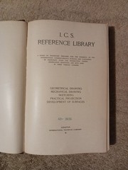 ICS Reference Library – Drawing • Geometrical & Mechanical Drawing • Projection