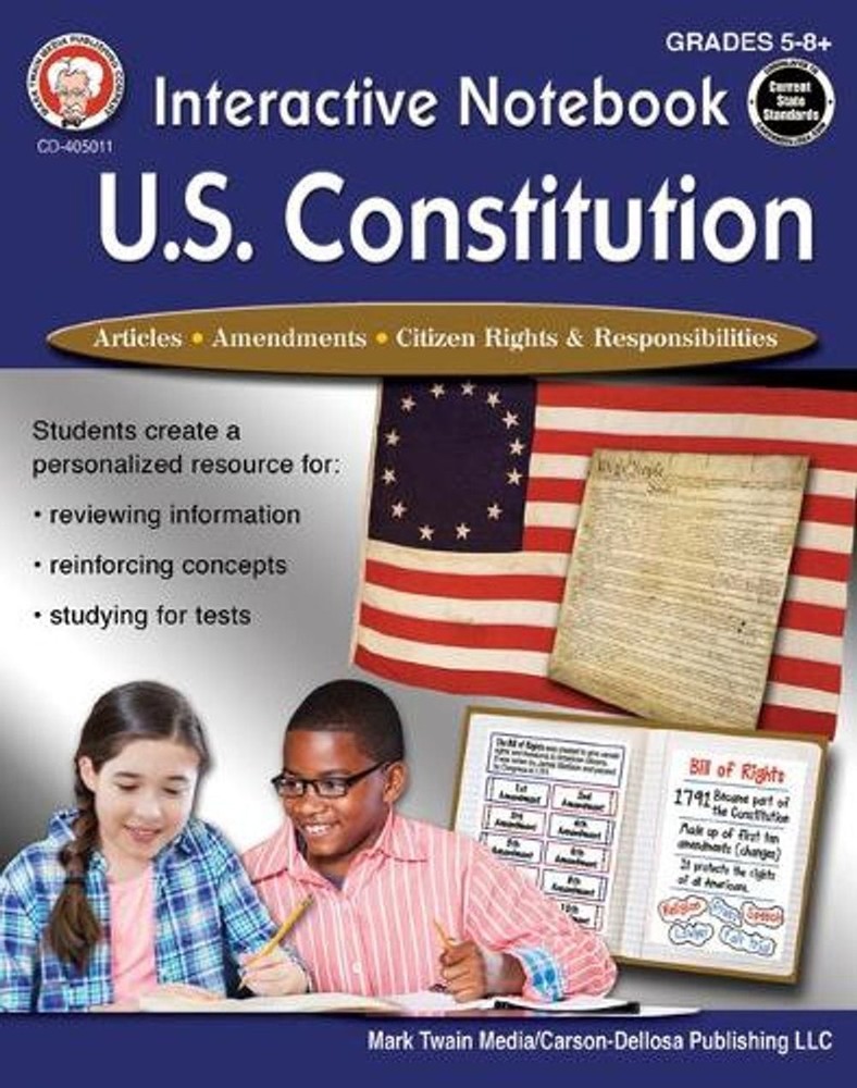 Interactive Notebook: U.S. Constitution, Grades 5 – 12 by George Lee (English) H