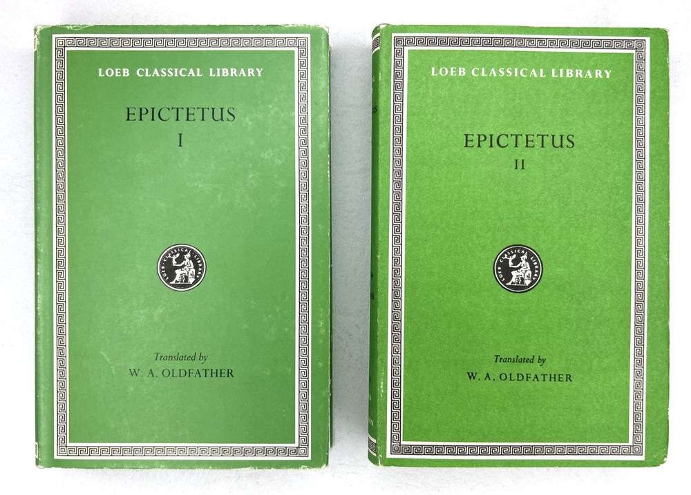 Epictetus Discourses Reported by Arrian Loeb Classical Library Vol I II Set 2