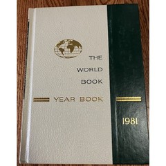 1981 The World Book Encyclopedia Yearbook 1980 Year in Review 608 Pages