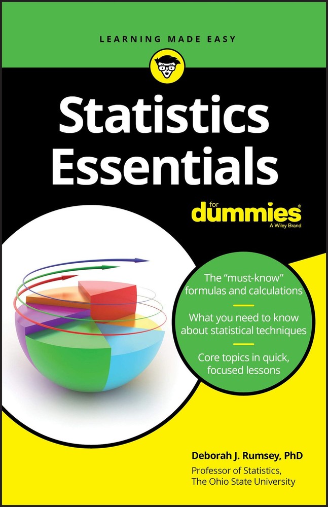 Statistics Essentials For Dummies – Rumsey, Deborah J. – Good – See conditio…