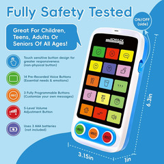 AAC Device for Autism – Non Verbal Communication Tools with Touch-Sensitive Butt