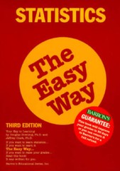 Statistics The Easy Way (Barron&rsquo;s E-Z) – Paperback – GOOD
