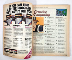 Creative Computing Magazine Computers & Electronics Vol 11 No 6 June 1985