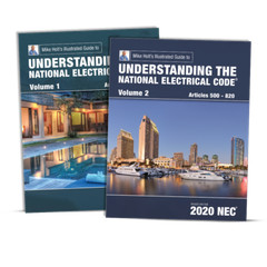 Mike Holt&rsquo;s Illustrated Guide to Understanding the NEC, Vol. 1 & 2, 2020 NEC