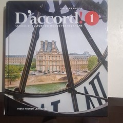 Vista Higher Learning D&rsquo;accord! 1 Teacher&rsquo;s Edition French Language Book