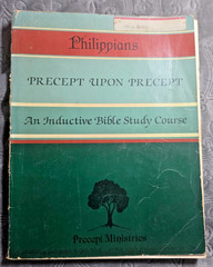 Precept Upon Precept Philippians Inductive Bible Study Workbook Kay Arthur 1980