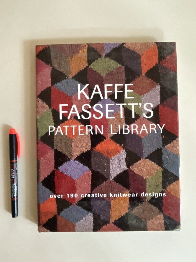 Kaffe Fassett Pattern Library 190 Knitwear Designs HC Color Knitting VG