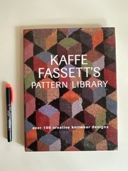 Kaffe Fassett Pattern Library 190 Knitwear Designs HC Color Knitting VG