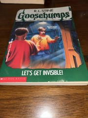 Goosebumps Unnumbered Let’s Get Invisible #6, VG+ R.L. Stine