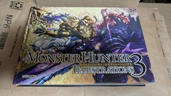 Monster Hunter Illustrations 3 Art Book Hardcover Capcom Udon (Water Damage)
