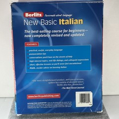 Berlin’s New Basic Italian 2005 3 Audio CDs, Course Book, Guide, Audio script