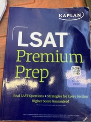 2024 Kaplan LSAT Premium Prep Law School Test Study Book & Online Prep