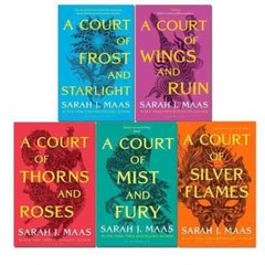 Sarah J. Maas 5 Books Collection Set A Court of Thorns and Roses Series……