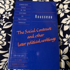 Social Contract and Other Later Political Writings by Jean-Jacques Rousseau
